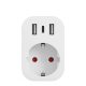 Tesla Smart Plug SP300 3 USB okos konnektor