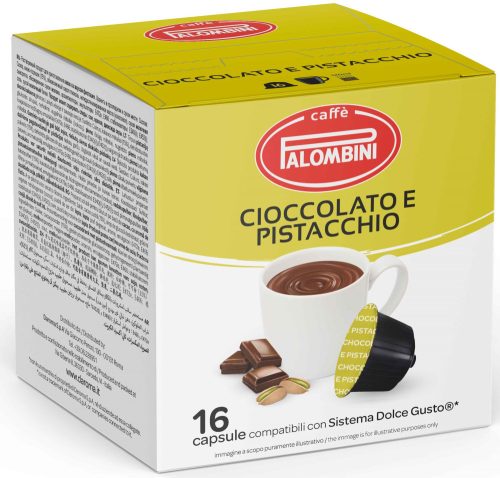 DOLCE GUSTO PALOMBINI CHOCCOLATE & PISTACCHIO kávé kapszula 16db-os