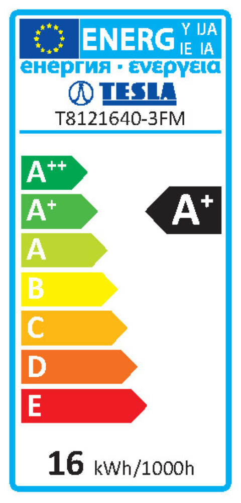 Tesla - LED csőizzó, SMD, T8, G13, 1200mm, 16W, 230V, 2240lm, 4000K, matt termék 2. képe